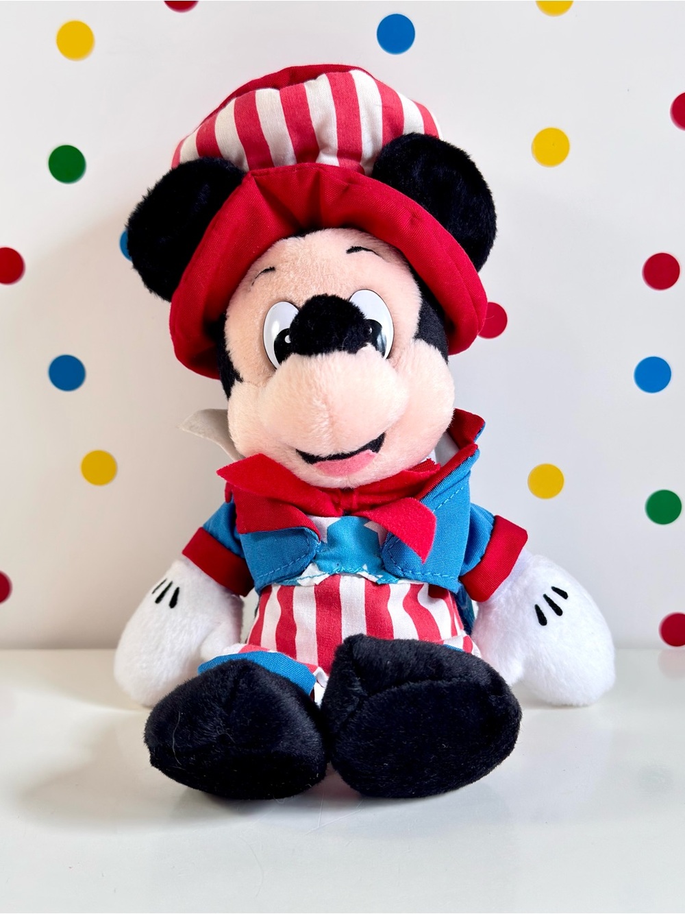 Disney 'Uncle Sam' Mickey Mouse Bean Bag Plush ~ 9"
